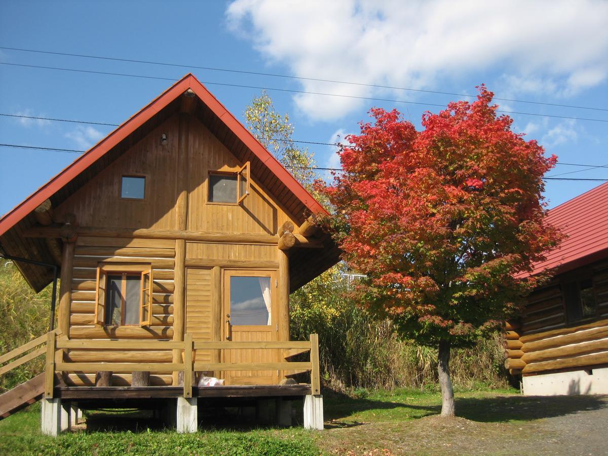 Log Cottage Himawari Nakafurano Buitenkant foto